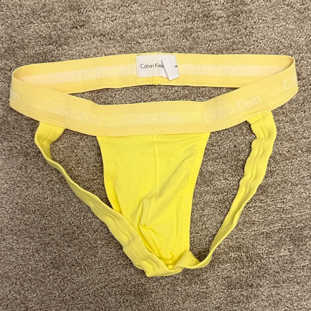 Calvin Klein Vibrant Yellow Underwear jockstrap